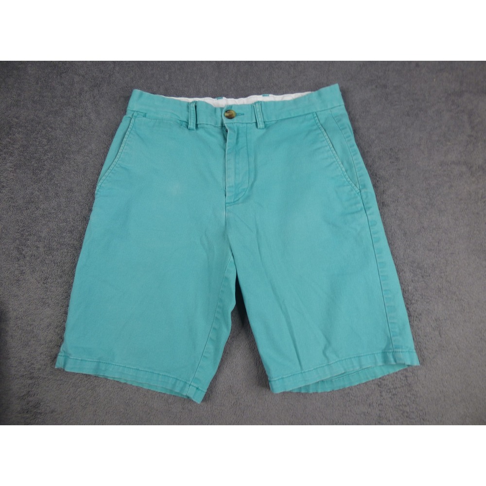 Old Navy Ultimate Slim Built-In Flex Shorts Mens 30 Teal Turquoise Chino 4923